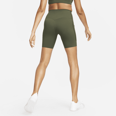 Nike Universa Women's Medium-Support High-Waisted 8" Biker Shorts with Pockets