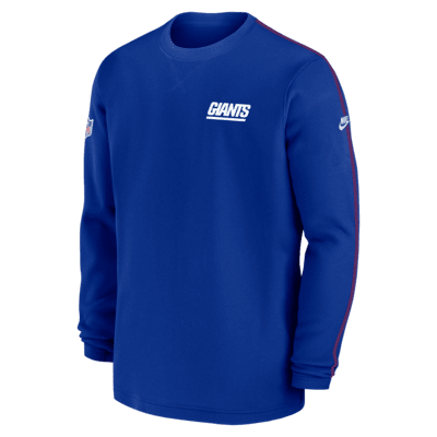 New York Giants Logo Coach Men’s Nike NFL Long-Sleeve Top