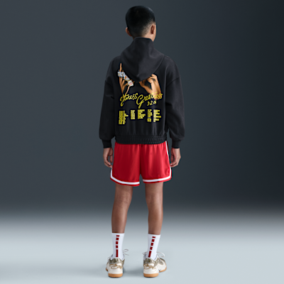 Sudadera con gorro sin cierre para niños talla grande de LeBron "Uncharted"