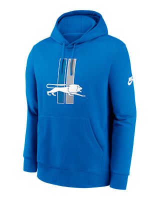 Мужское худи Detroit Lions Club Logo Nike NFL Pullover Hoodie