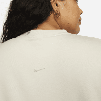 Nike Yoga Luxe Women's Fleece Crew Top (Plus Size)