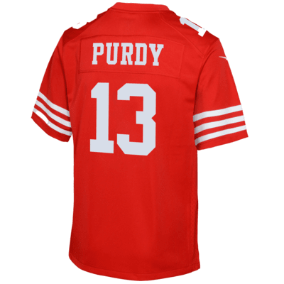 Jersey Game Nike de la NFL para niños talla grande Brock Purdy San Francisco 49ers