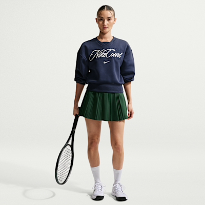 Koszulka damska do tenisa z półokrągłym dekoltem NikeCourt Collection
