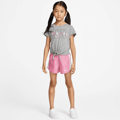 Shorts tempo para niños talla pequeña Nike Dri-FIT