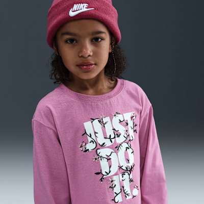 Nike Little Kids' Printed Club Long Sleeve T-Shirt and Leggings Set