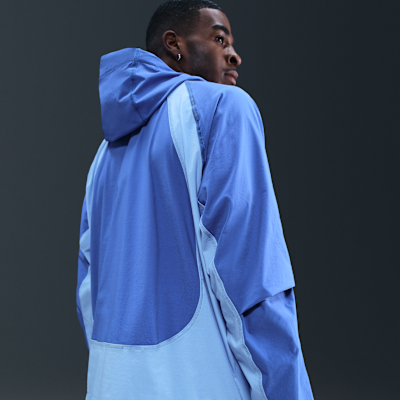 Nike Tech Men's Dri-FIT Woven Color-Block Windrunner Loose Jacket