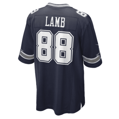 Jersey de fútbol americano Game para hombre NFL Dallas Cowboys (CeeDee Lamb)