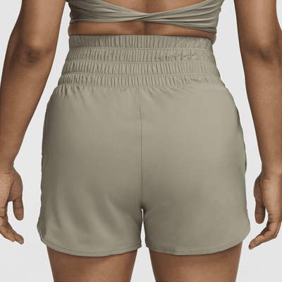 Shorts con forro de ropa interior Dri-FIT de tiro ultraalto de 8 cm para mujer Nike One