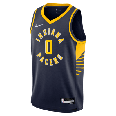 Tyrese Haliburton Indiana Pacers 2024/25 Icon Edition Big Kids' Nike NBA Swingman Jersey