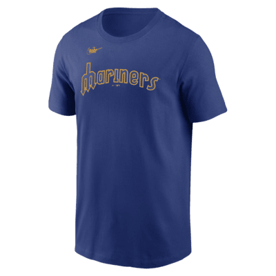 Мужская футболка Seattle Mariners Cooperstown Wordmark