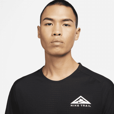 เสื้อวิ่งเทรลแขนสั้นผู้ชาย Nike Dri-FIT Trail Solar Chase