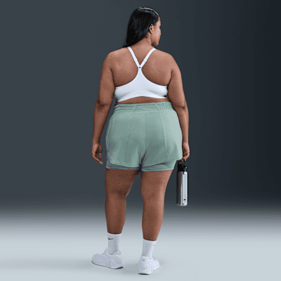 Nike Dri-FIT One Women's High-Waisted 3" 2-in-1 Shorts (Plus Size)