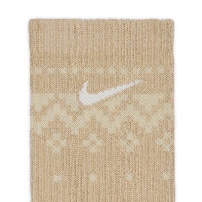 Nike Everyday Plus Cushioned Winter Wonderland Crew Socks (2 Pairs)