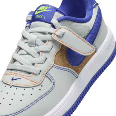 Tenis para niños de preescolar Nike Force 1 Low EasyOn