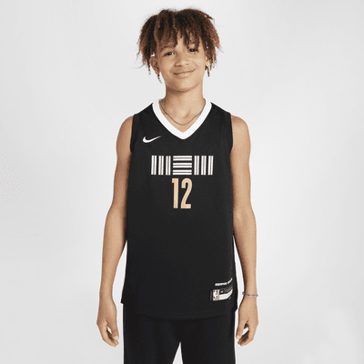 Ja Morant Memphis Grizzlies 2023/24 City Edition Nike Dri-FIT NBA Swingman Trikot (ältere Kinder)