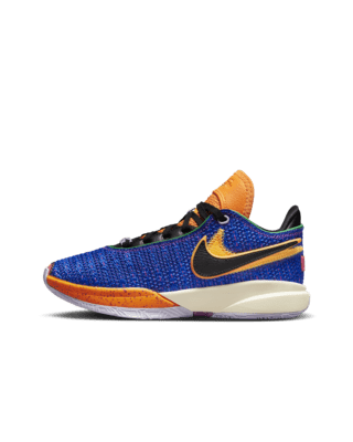 Nike Hyperdunk 2014 Basketball Shoes Men's 7 Yellow Blue Orange