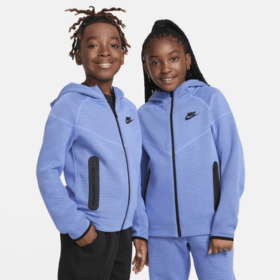 Nike Sportswear Tech Fleece Big Kids' (Boy's) Winterized Full-Zip ...