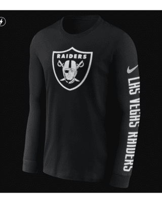 Nike RFLCTV Logo (NFL Las Vegas Raiders) Men's Long-Sleeve T