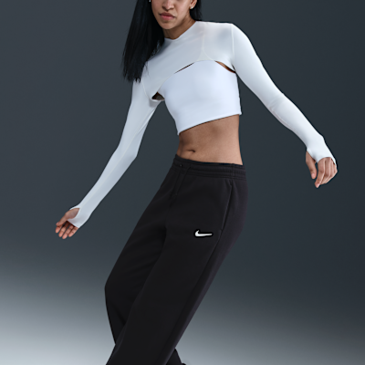 Pantalon ample à taille haute Nike Sportswear Phoenix Fleece pour femme