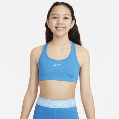 Nike Swoosh Older Kids' (Girls') Sports Bra. Nike UK