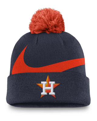 Мужские  Houston Astros Peak Nike MLB Cuffed Pom Beanie