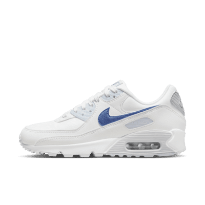 blue and white nike air