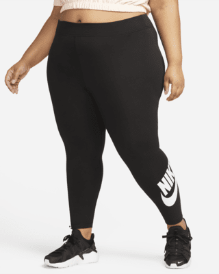 Женские тайтсы Nike Sportswear Classics High-Waisted Graphic Leggings (Plus Size)