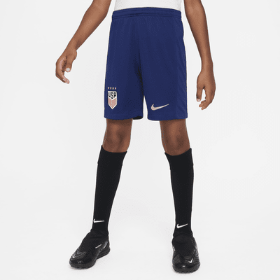 U.S. 2022/23 Stadium Home Big Kids' Nike Dri-FIT Soccer Shorts