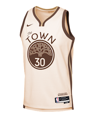 Детские джерси Stephen Curry Golden State Warriors City Edition Big Kids' Nike NBA Swingman Jersey