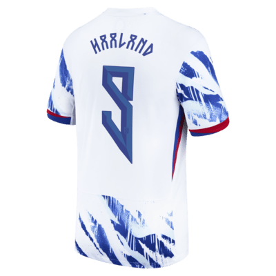 Erling Haaland Norway National Team 2024 Stadium Away Men's Nike Dri-FIT Soccer Jersey