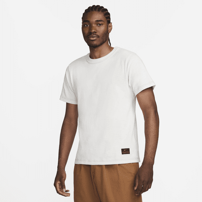 Haut en maille à manches courtes Nike Life pour homme