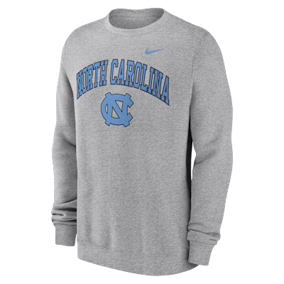 Sudadera de cuello redondo sin cierre universitaria Nike para hombre North Carolina Arch