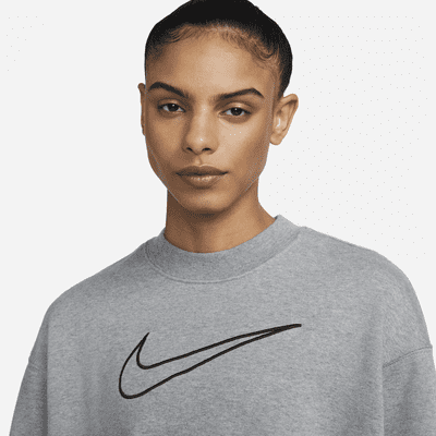 Sudadera de cuello redondo con gráfico para mujer Nike Dri-FIT Get Fit