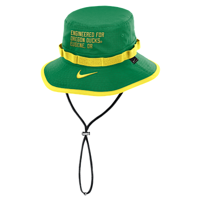 Gorro tipo pescador universitario Nike Dri-FIT para hombre Oregon Sideline Apex Gameday Boonie