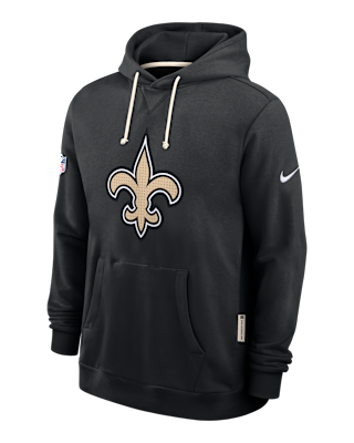 Мужское худи New Orleans Saints Initial Home Sideline Nike Dri-FIT NFL Pullover Hoodie