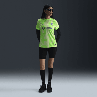 Damska koszulka piłkarska Nike Dri-FIT FC Barcelona Stadium 2024/25 (wersja trzecia) – replika