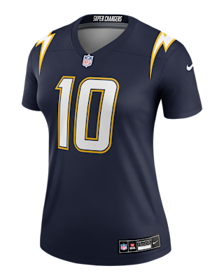 Женские джерси Justin Herbert Los Angeles Chargers Nike Dri-FIT NFL Legend Jersey