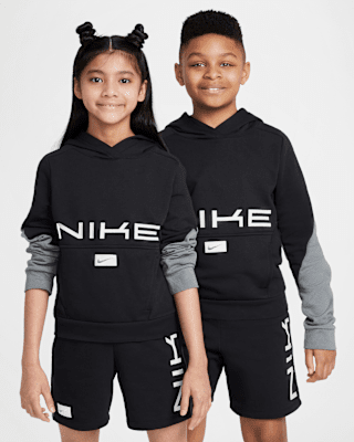 Детское худи Nike Multi Big Kids' Dri-FIT Fleece Pullover Hoodie