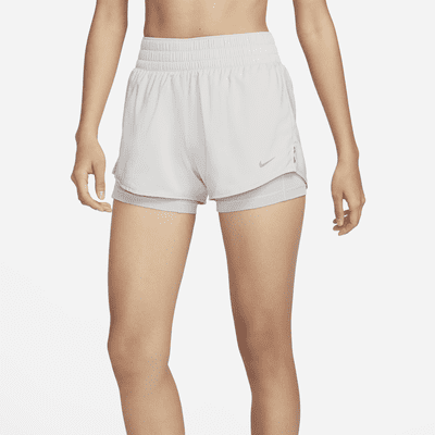 Nike Dri-FIT One Women's Mid-Rise 8cm (approx.) 2-in-1 Shorts