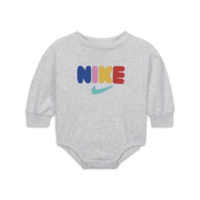 Nike Sportswear Primary Play Crew Romper Baby Romper