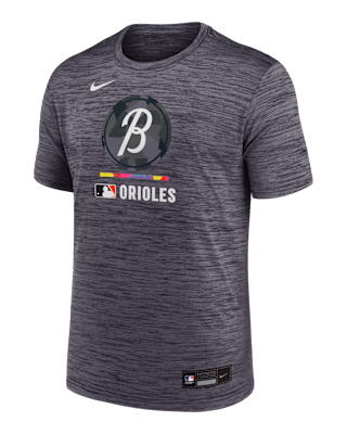 Мужская футболка Baltimore Orioles Authentic Collection City Connect Velocity Nike Dri-FIT MLB