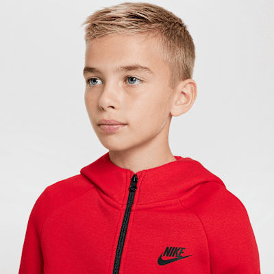 Sweat à capuche et zip Nike Sportswear Tech Fleece pour ado