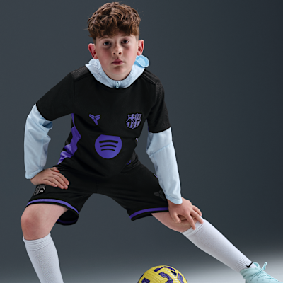 F.C. Barcelona Academy Pro Away Older Kids' Nike Dri-FIT Football Pre-Match Short-Sleeve Top