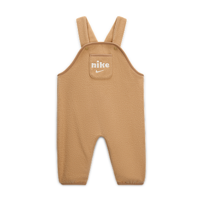 Conjunto de 2 piezas de overoles de tejido Fleece Plush para bebé (de 0 a 9 meses) Nike