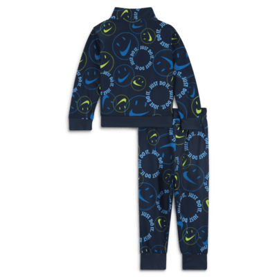 Nike Smiley Swoosh Printed Tricot Set Baby Tracksuit