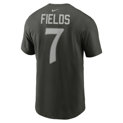 Playera Nike de la NFL para hombre Justin Fields New York Jets colección Rivalries