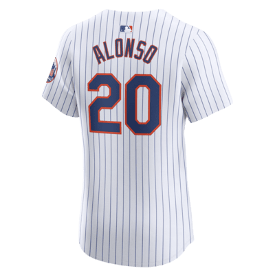 Jersey Nike Dri-FIT ADV de la MLB Elite para hombre Pete Alonso New York Mets