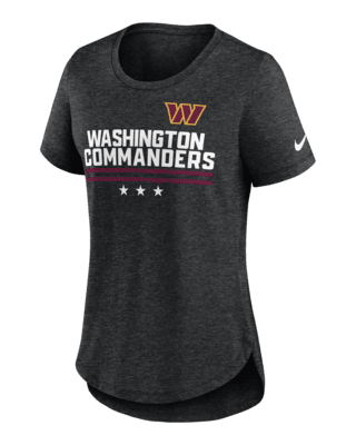 Nike Women's Washington Commanders Rewind Team Stacked White T-Shirt