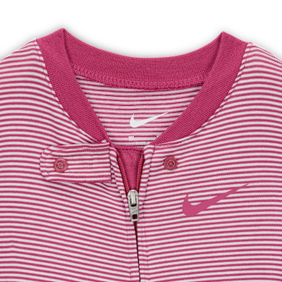 Nike Baby (0-9M) Striped Footed Coverall