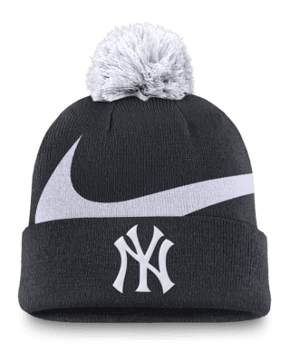 Gorro con dobladillo y pompón Nike de la MLB para hombre New York ...